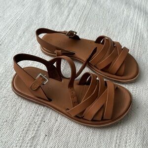 Zara gladiator leather sandals size 29EU